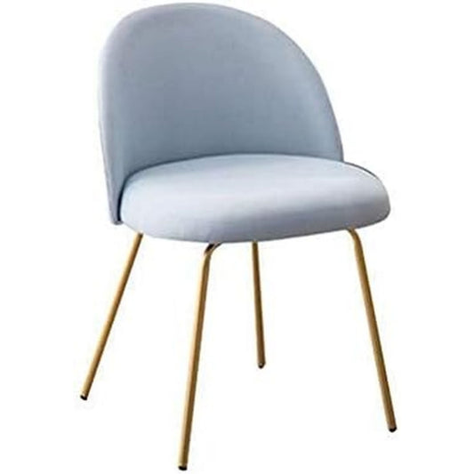 Sitzmoebel aus Massivholz mit Metallgestell blau