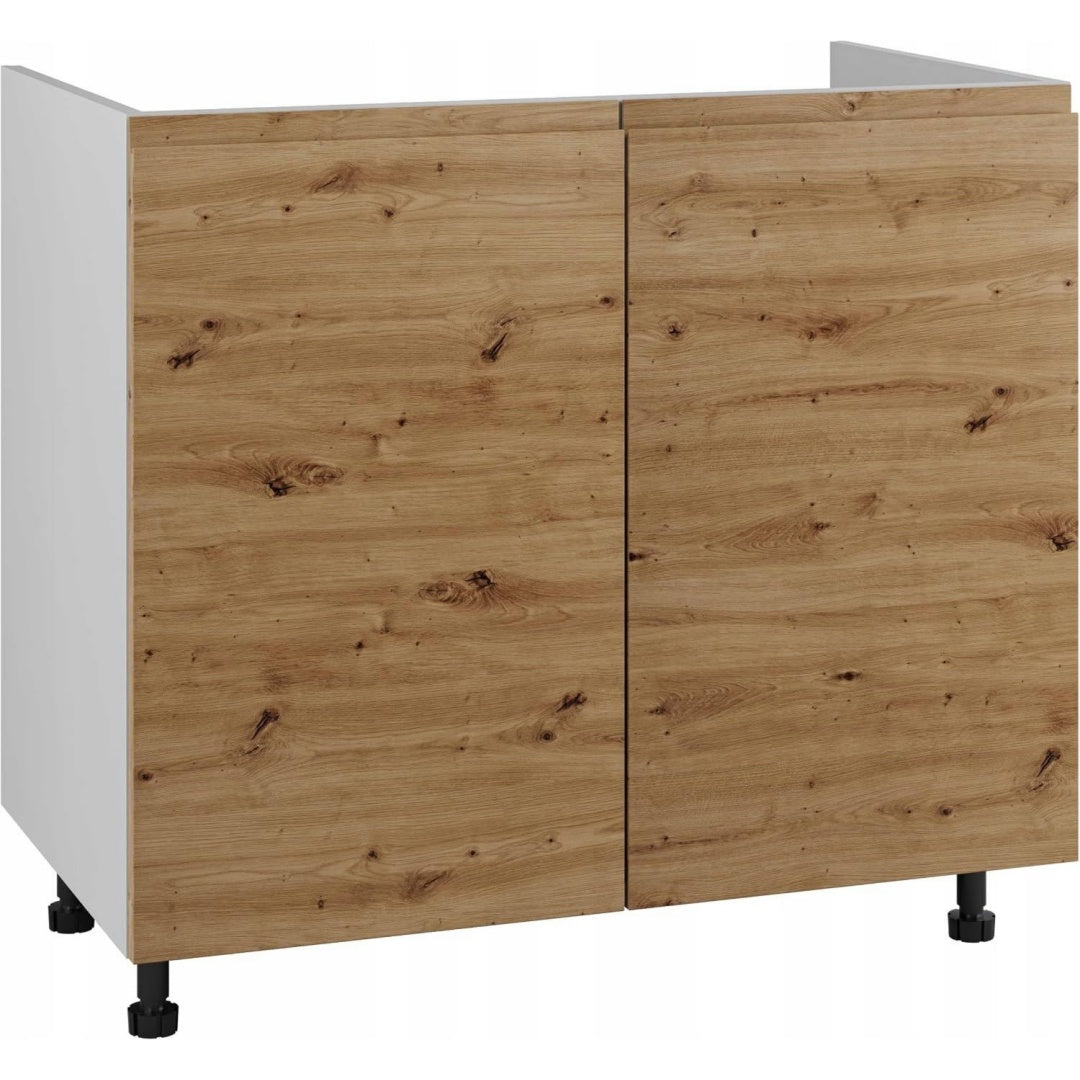 Aufbewahrungsschrank mit Tueren 90x52,8x72 cm eiche