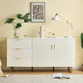 Schubladenschrank Modernes Sideboard Turen, Schubladen Elegantes natur
