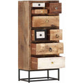 Kommode Kommode Schubladen, recyceltes Holz, massiv, eiche